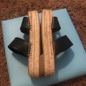 Aldo Shoes - Aldo black espadrille slip on sandals Aldo Shoes - Aldo black espadrille slip on sandals